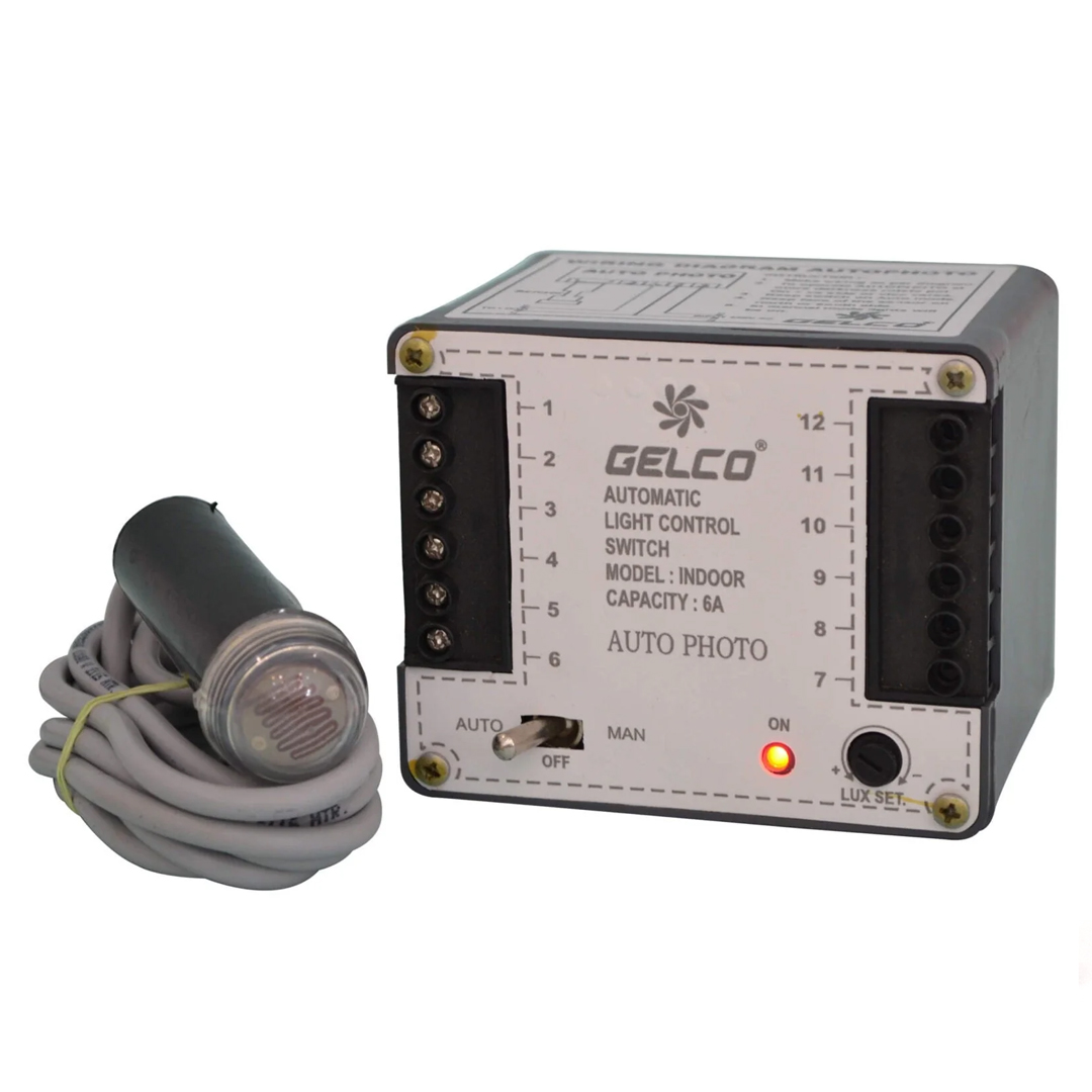 Auto on/off light controller for industries, society, offices
