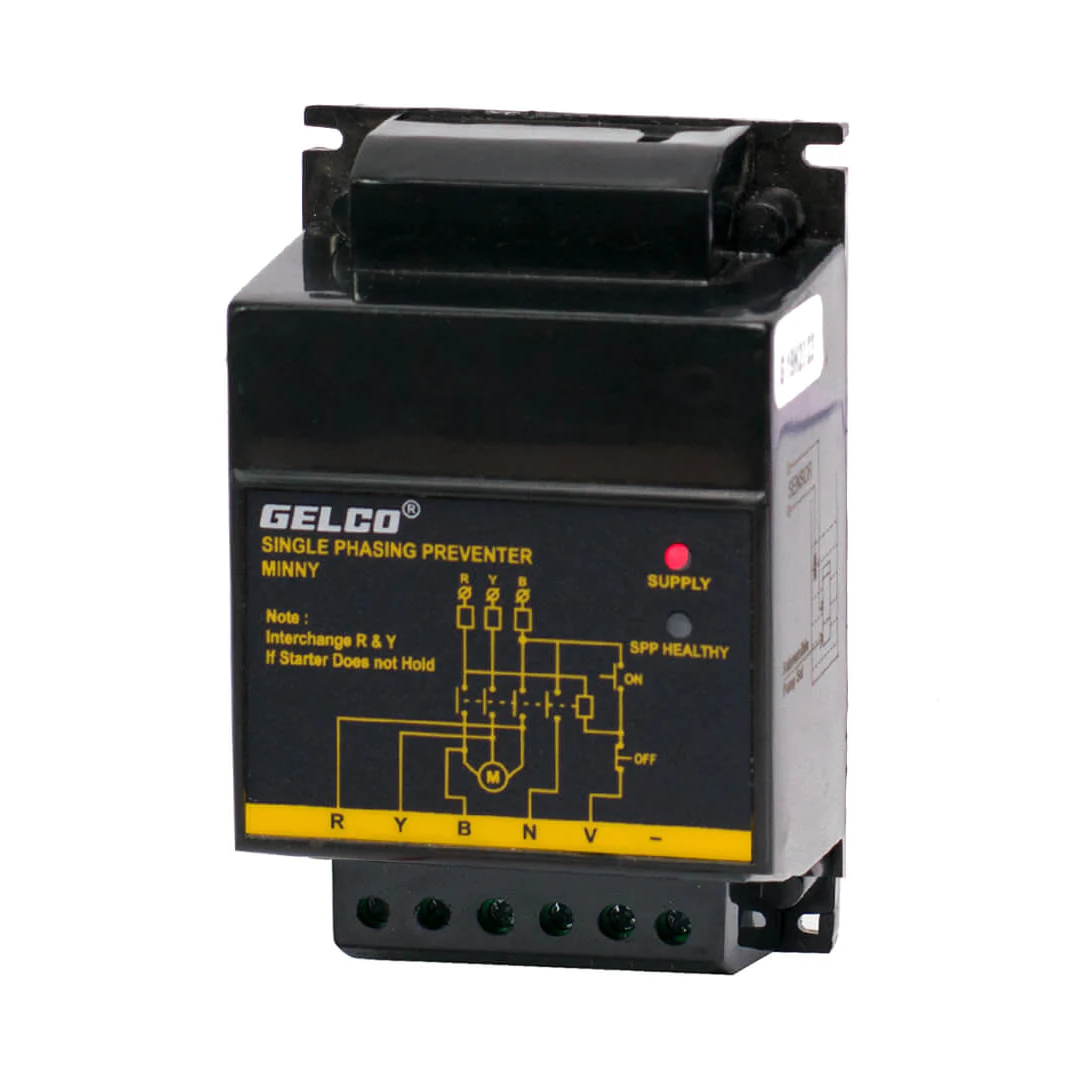 Single Phasing preventor for lifts, motors, airconditioner, machinarys, etc.